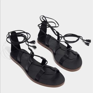 Madewell Boardwalk Lace Up Sandals